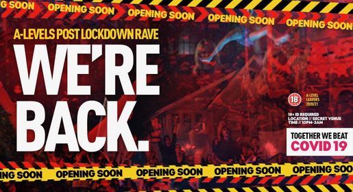 FREE A level Post Lockdown Party - Birmingham