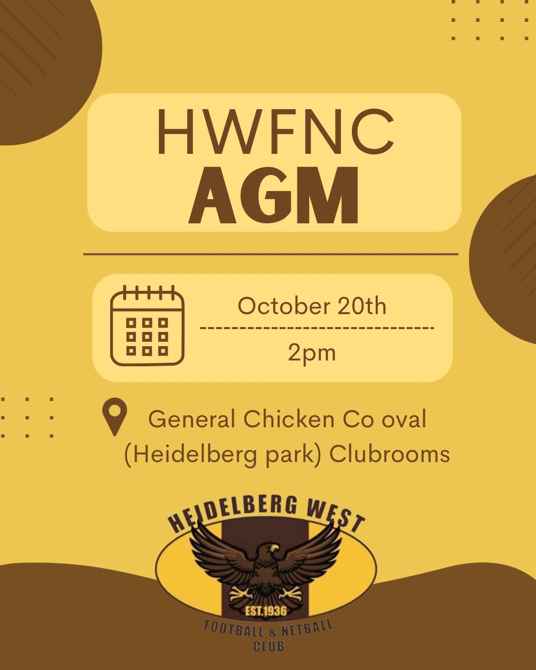 HWFNC - AGM