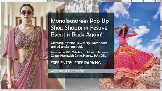 Monalisasarees Festive Pop Up Shop Shopping Event