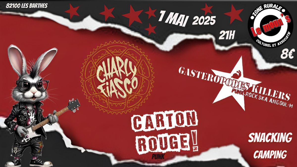 charly fiasco\/\/gasteropodes killers\/\/carton rouge au moun's