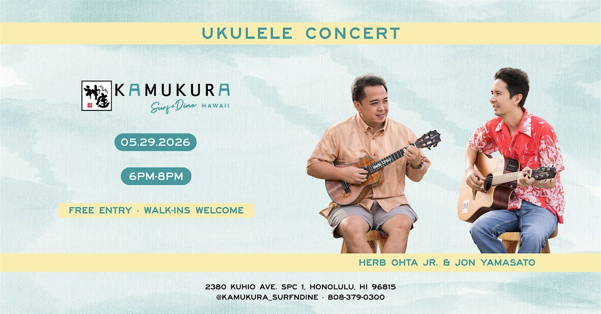 Ukulele Concert @ Kamukura Surf + Dine