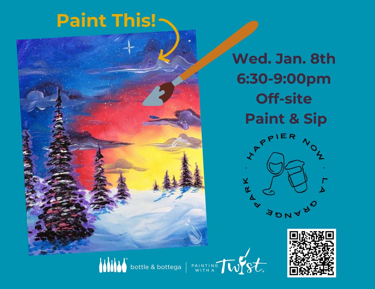 Paint & Sip at The Happier Now Cafe 