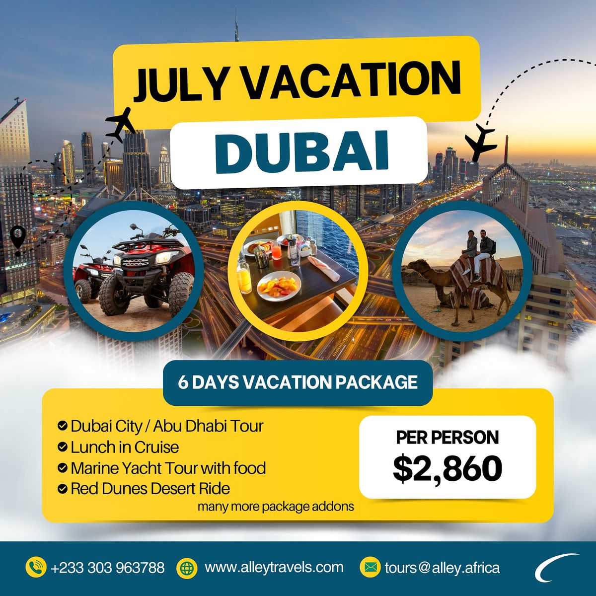 Explore Dubai with Alley Travels