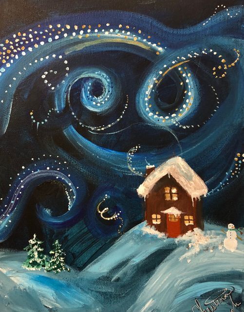 Winter Wonderland Paint Night
