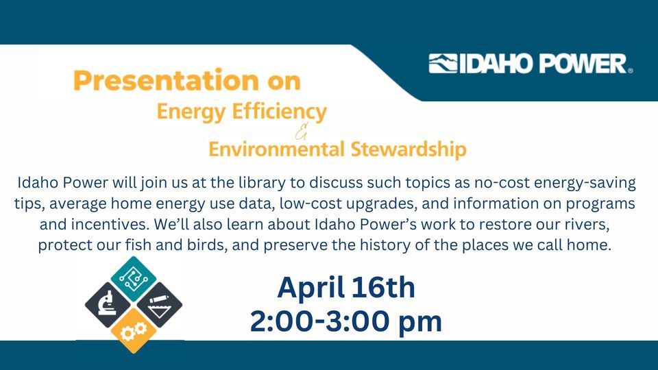 Idaho Power Presentation on Energy Efficiency and Environment Stewardship