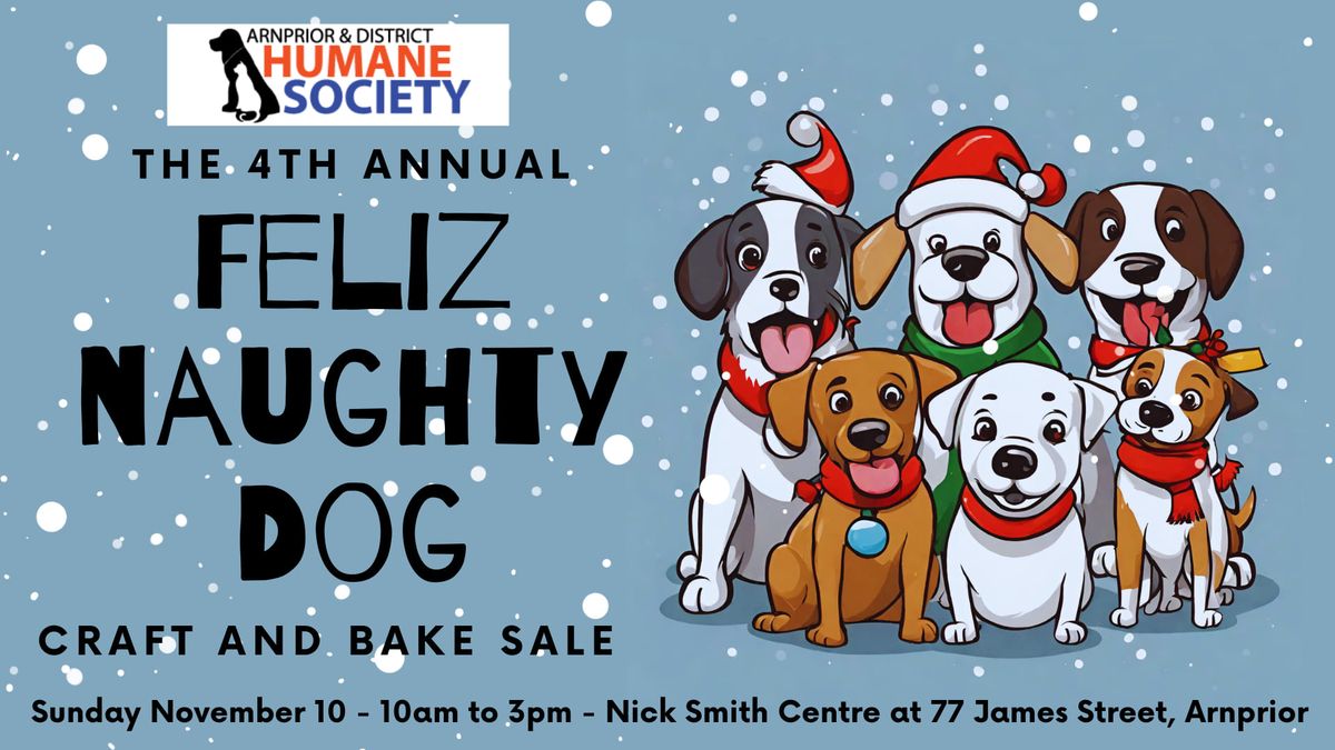 4th Annual Feliz Naughty Dog Craft and Bake Sale