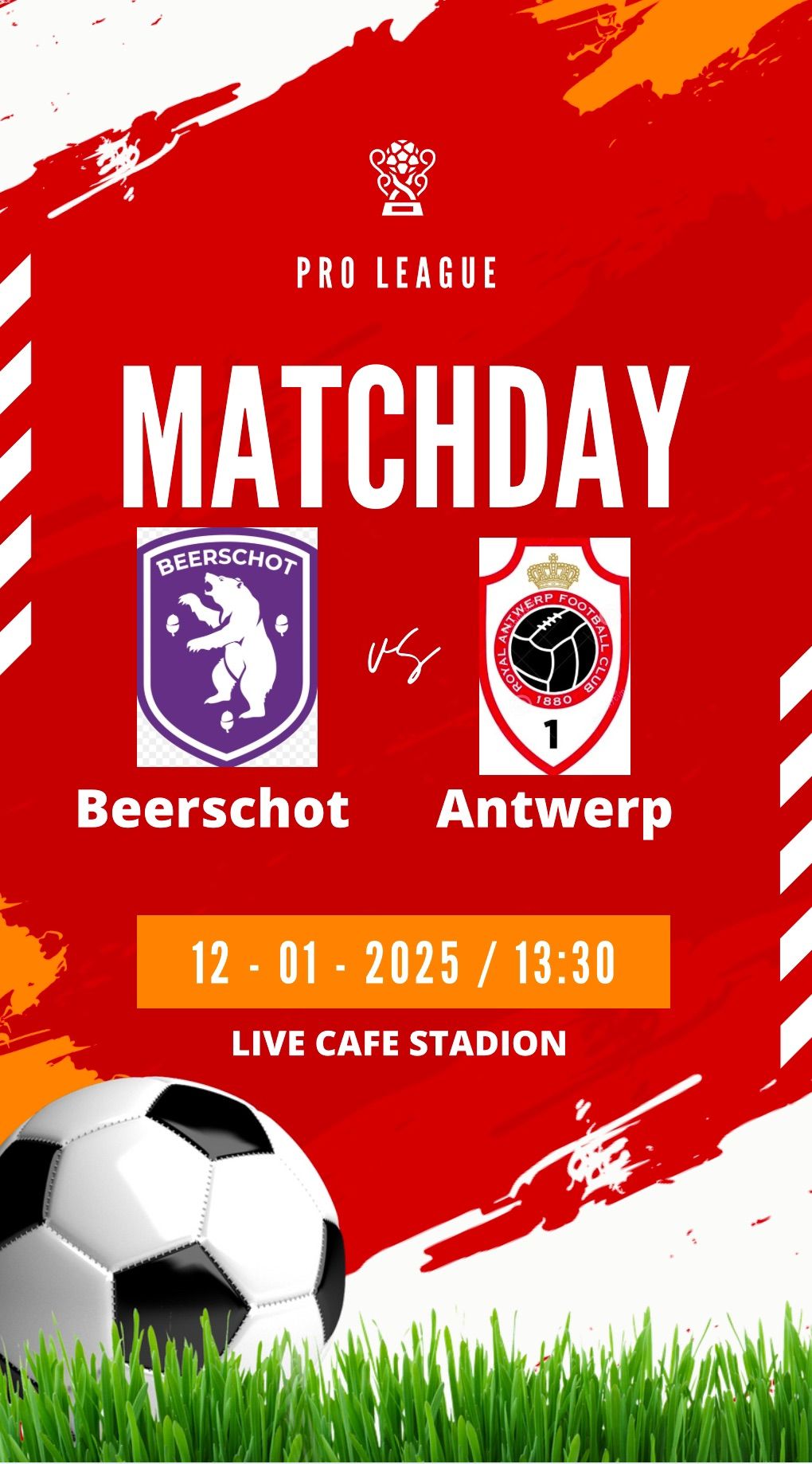 Matchday 21 Beerschot v Antwerp 