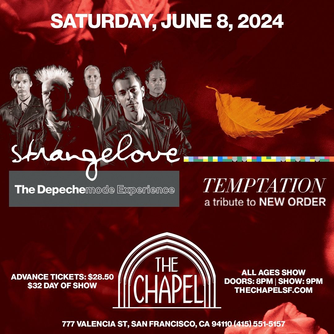 Strangelove-The Depeche Mode Experience with Temptation-New Order tribute