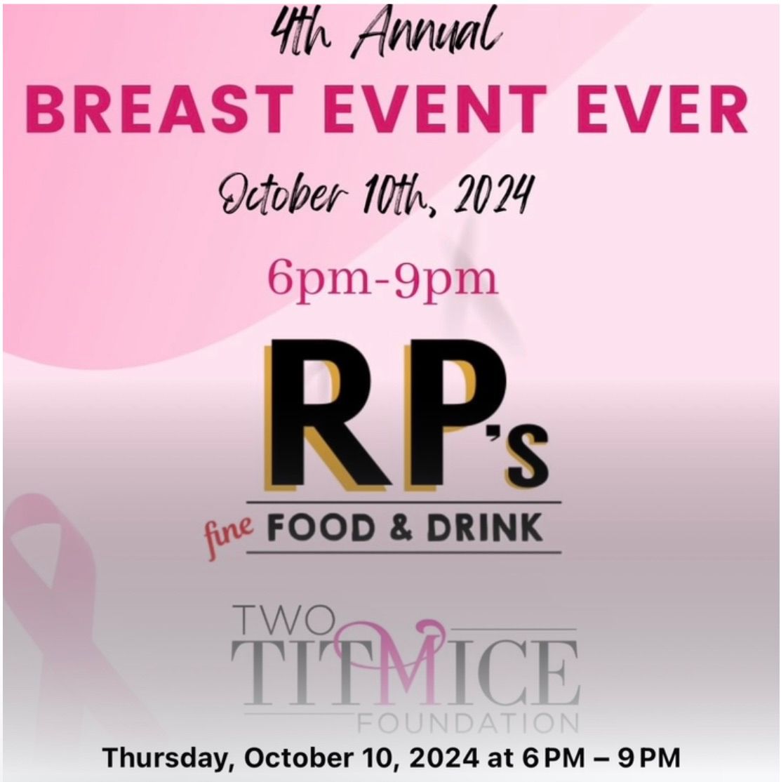 4th Annual Breast Event Ever!