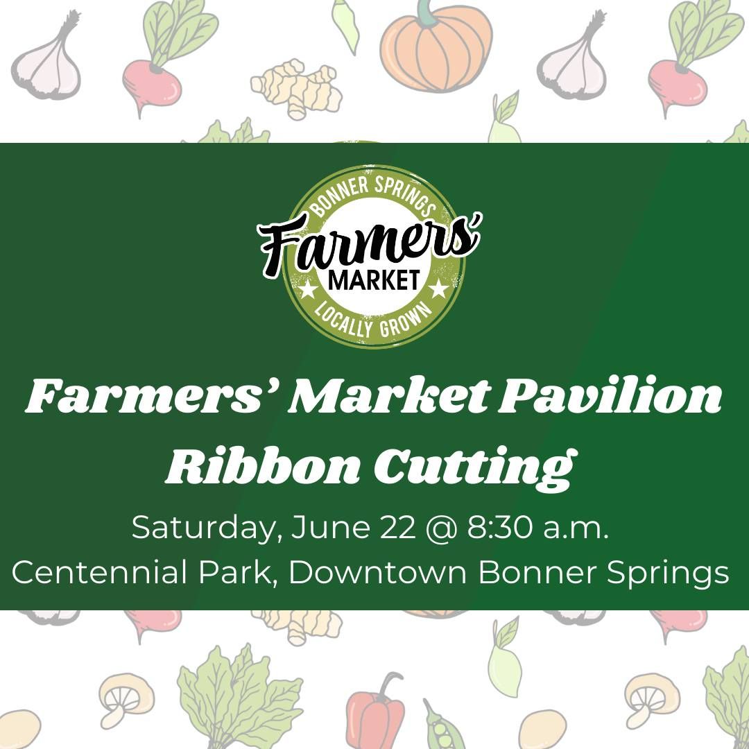 Bonner Springs Farmers' Market Pavilion Ribbon Cutting 