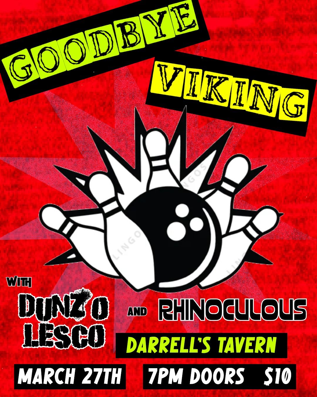 Goodbye Viking, Dunzo Lesco, Rhinoculous