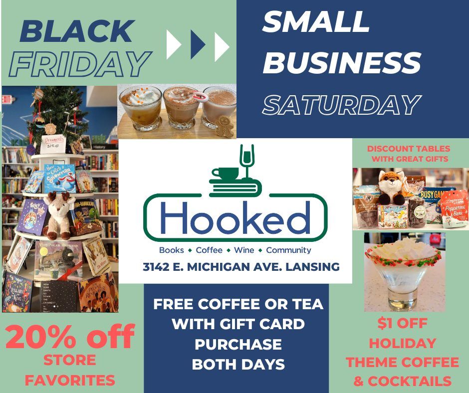 Black Friday and Small Business Saturday at Hooked