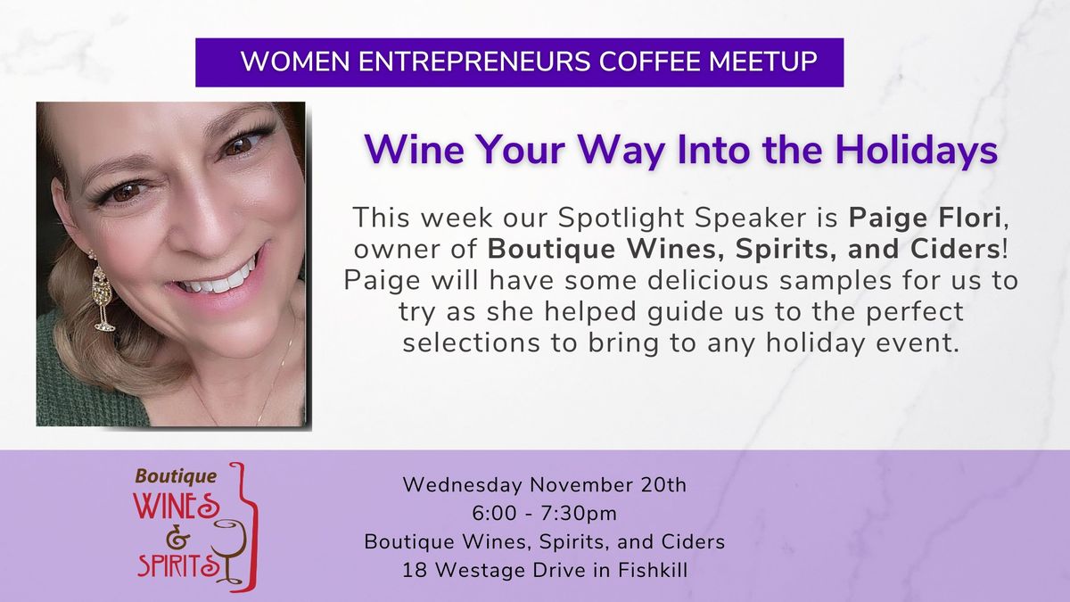 Spotlight Speaker: Paige at Boutique Wines, Spirits, and Ciders