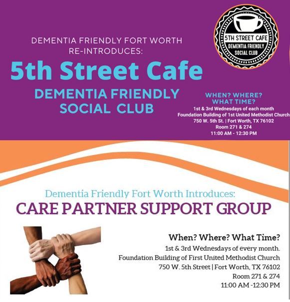 5th Street Cafe' & Care Partner Support Group