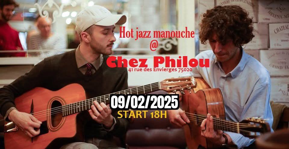 Concert jazz manouche Chez Philou 