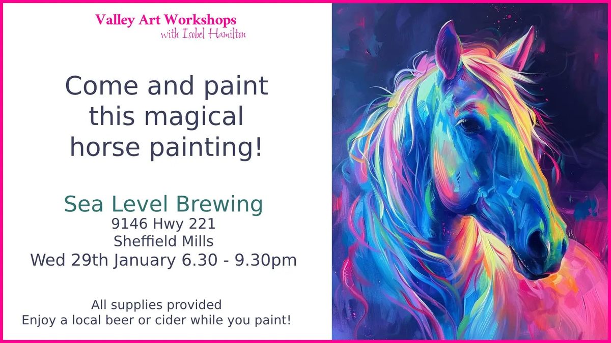 Magical Horse Paint Night