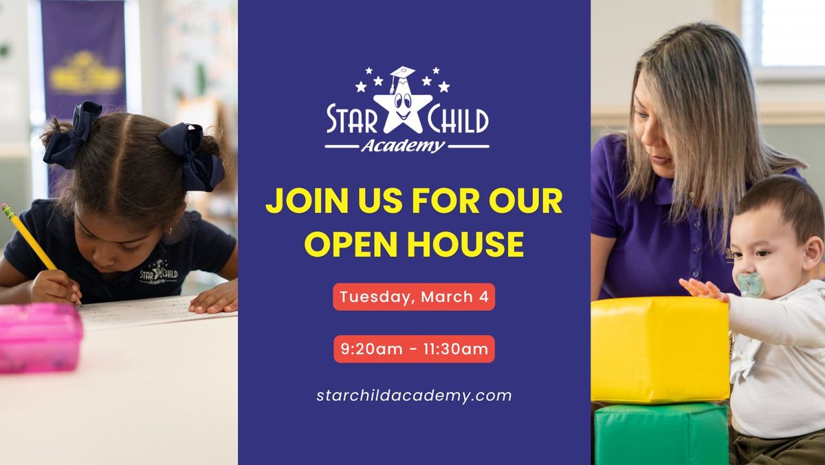 Open House on March 4th!