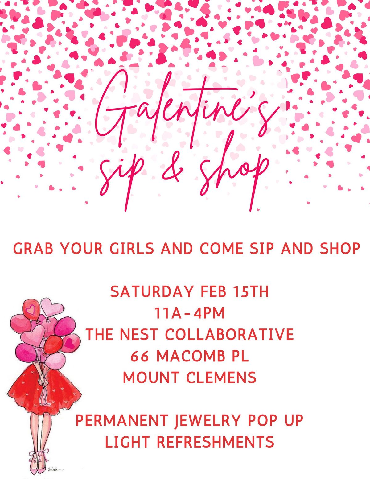 Galentine's Day Sip & Shop