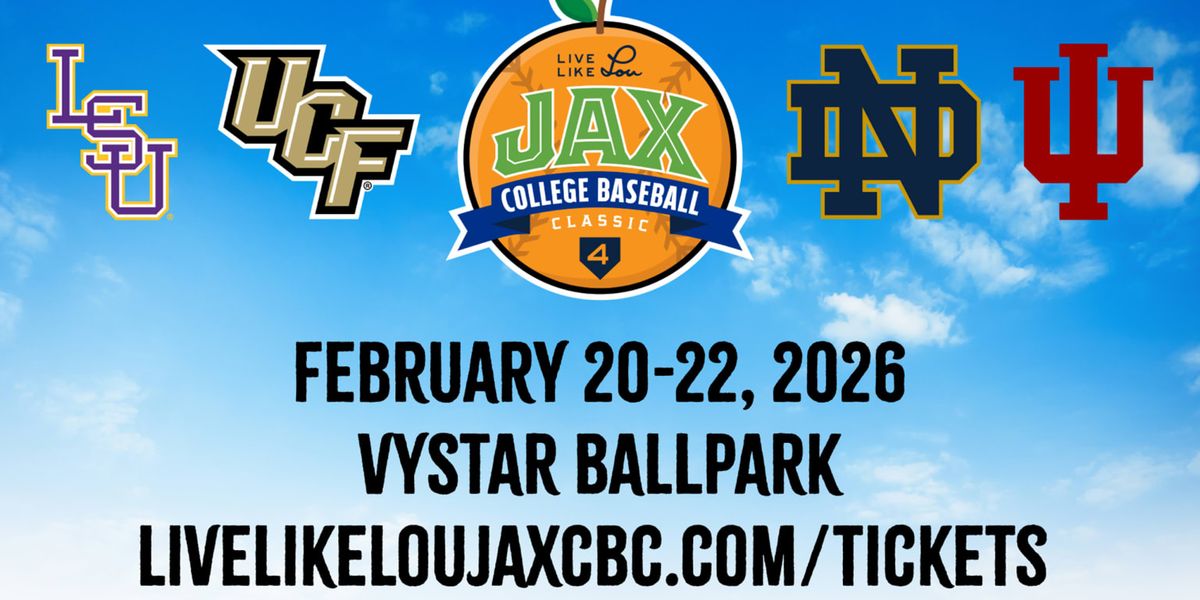 Parking Jax College Baseball Classic - Weekend Package