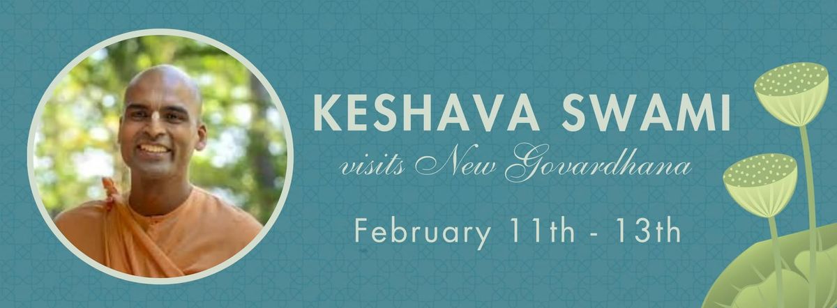 Keshava Swami visits New Govardhana 