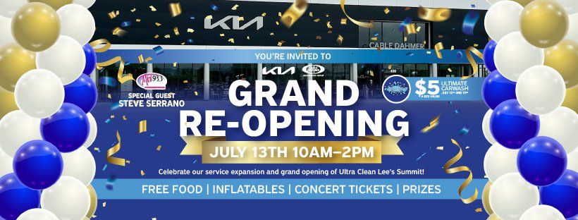Cable Dahmer Kia Grand Re-Opening Event