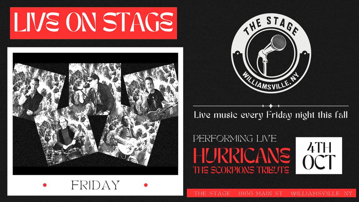 Hurricane: The Scorpions Tribute LIVE @ The Stage!