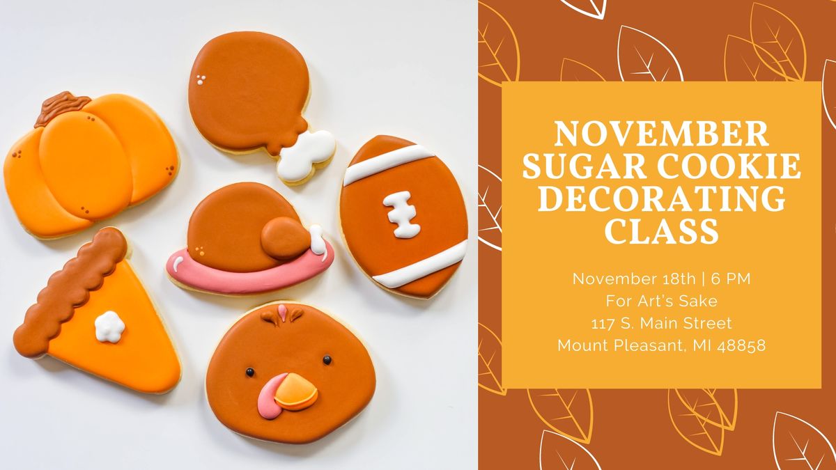 Gobble Gobble - November Sugar Cookie Decorating Class