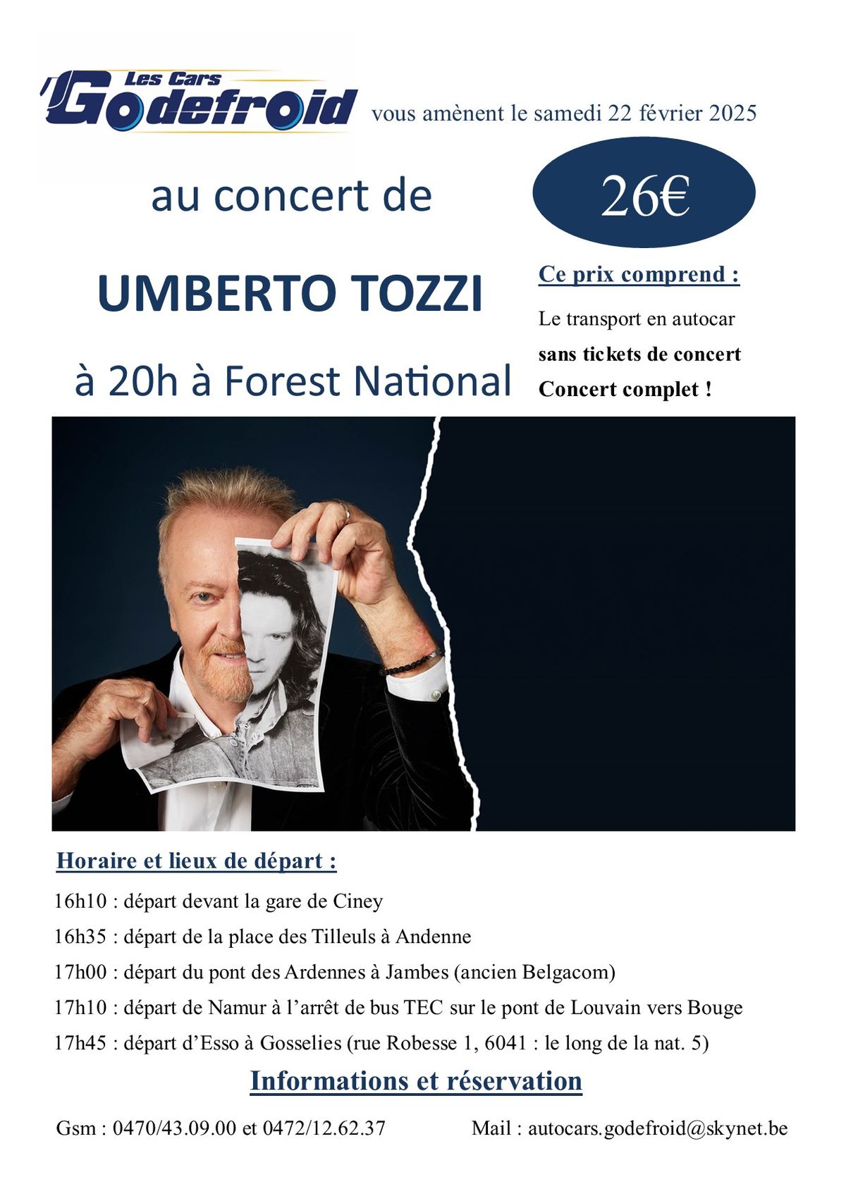 Concert Umberto Tozzi (Cars Godefroid)