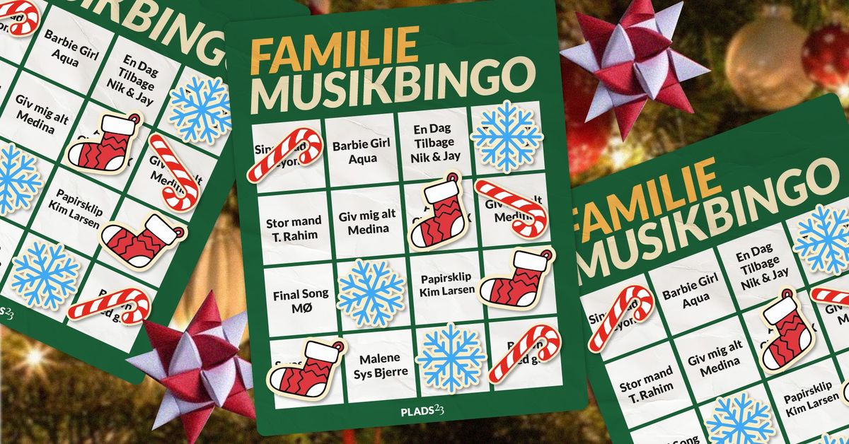 Familie Musikbingo: Danske Hits (DA) 