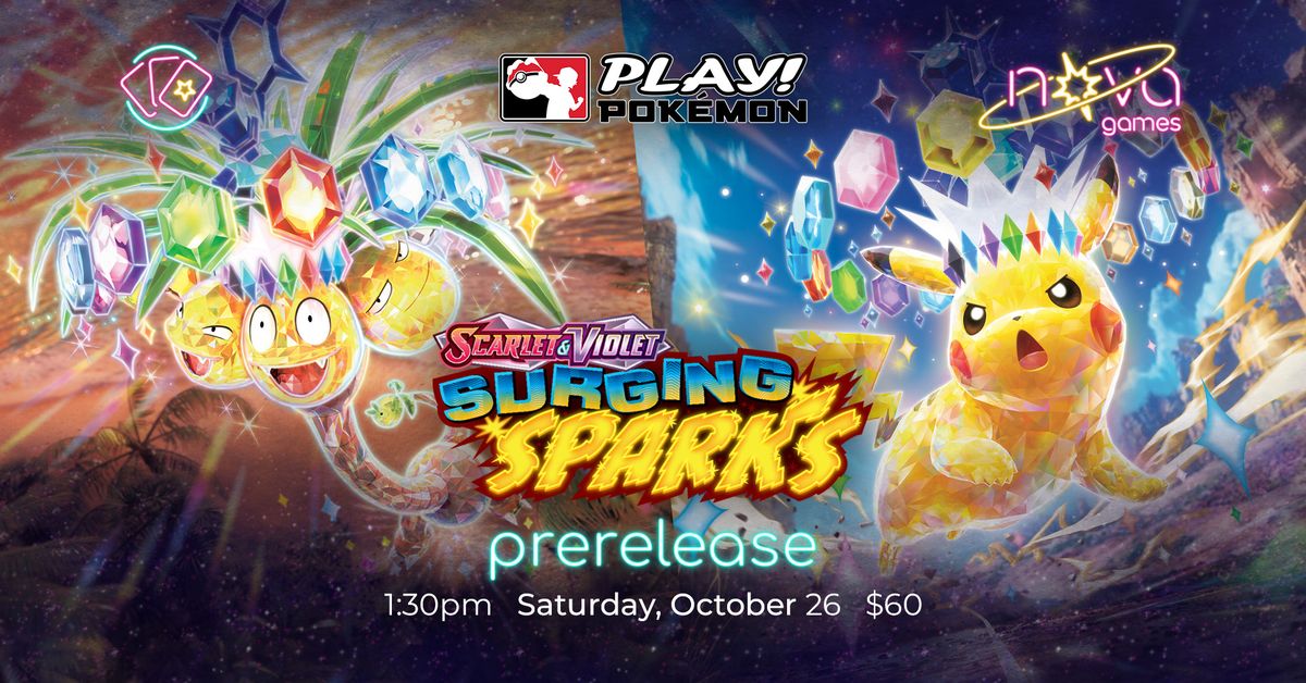 Pok\u00e9mon - Prerelease - Surging Sparks