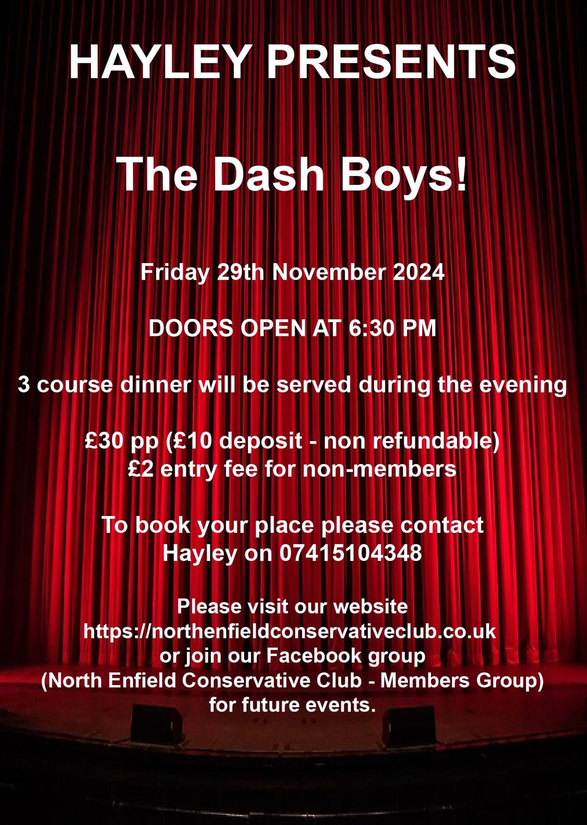 Hayley Presents - The Dash Boys