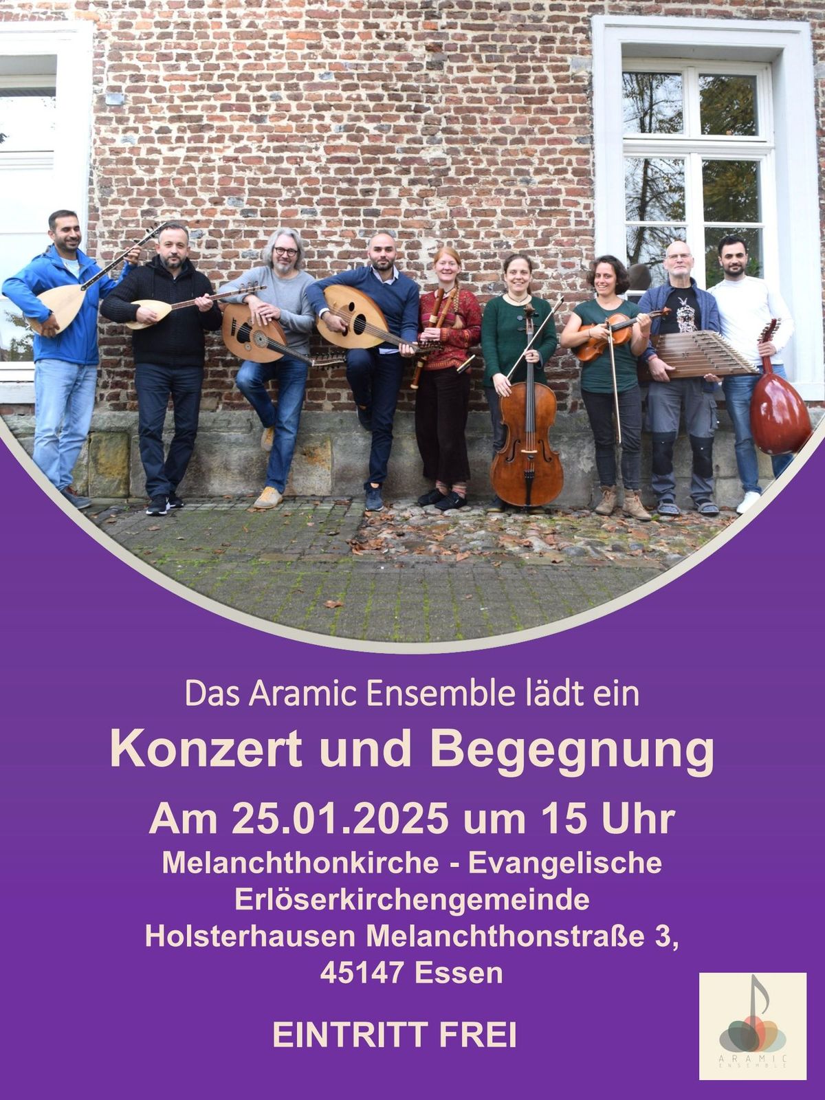 Das Aramic Ensemble l\u00e4dt ein zu KONZERT und BEGEGNUNG