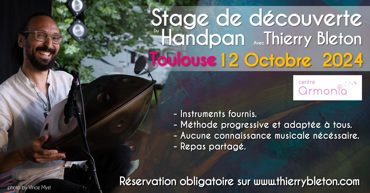 Stage de d\u00e9couverte du Handpan | Toulouse (31)