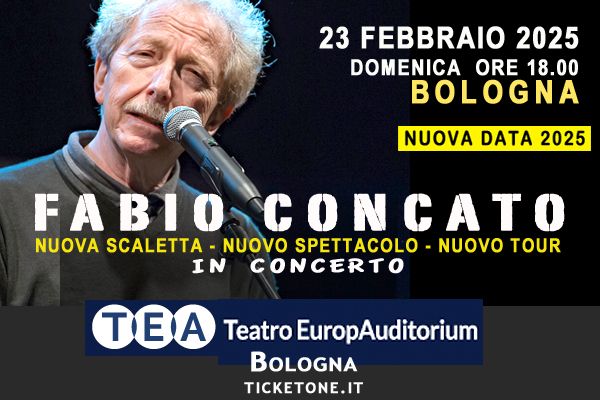 Bologna - Fabio Concato in concerto 