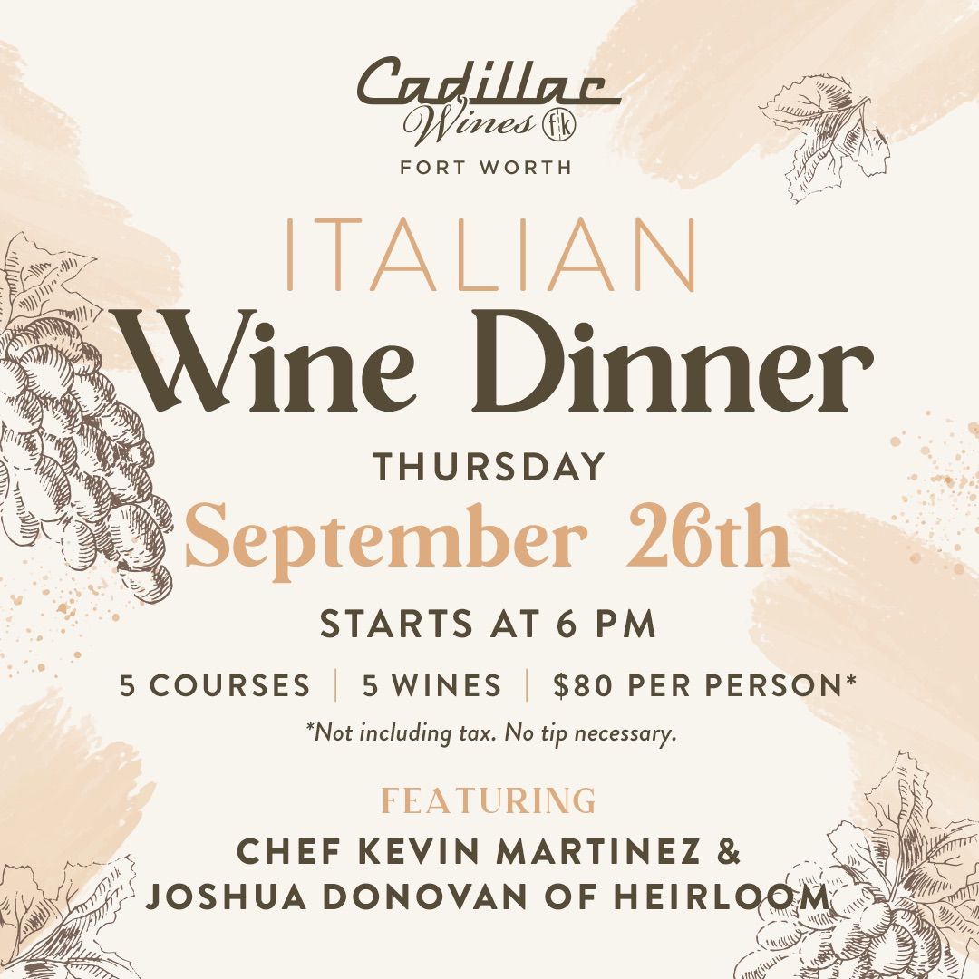 Wine Dinner