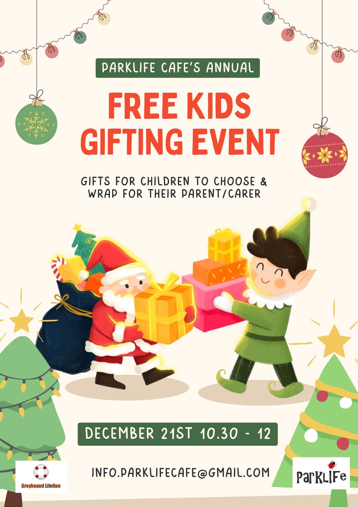 Parklife FREE Childrens Gifting Event