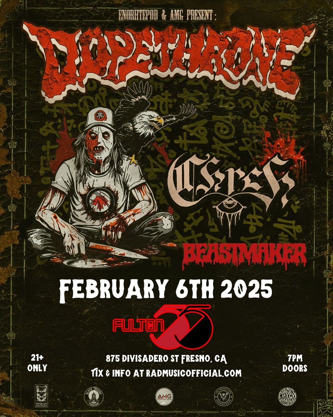 Dopethrone, CHRCH, Beastmaker at Fulton 55