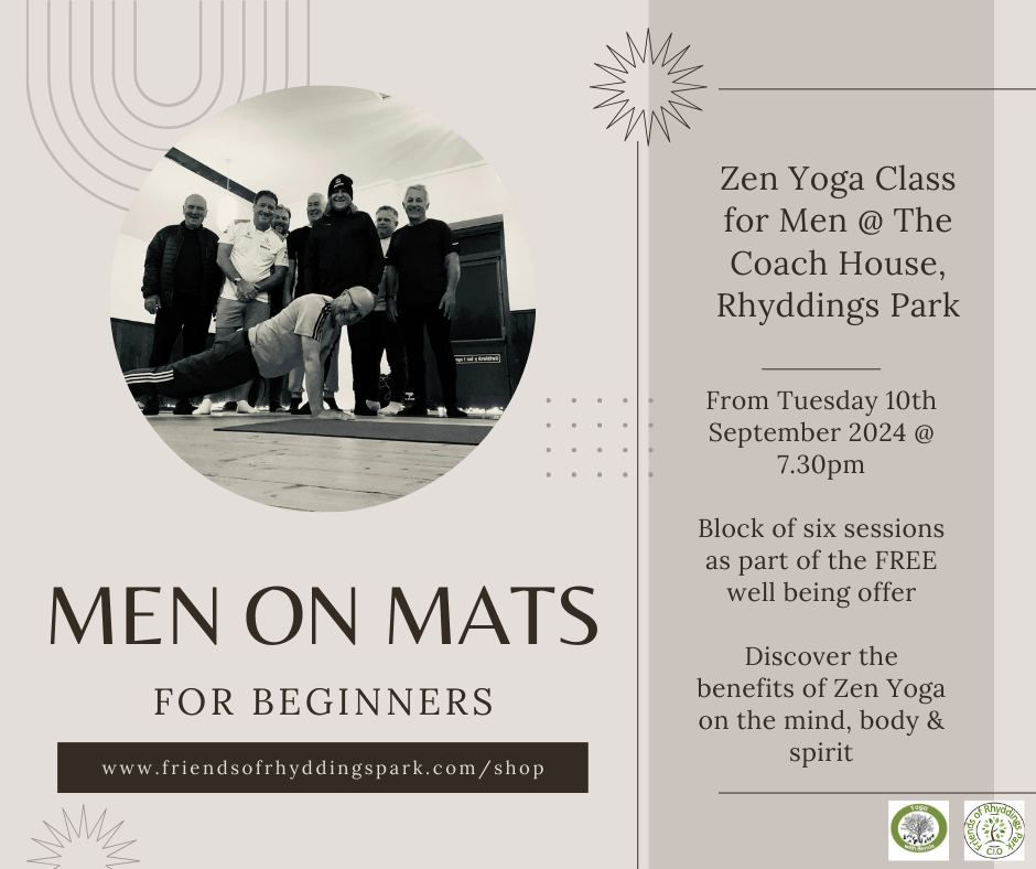 Men on Mats - coming to Rhyddings soon