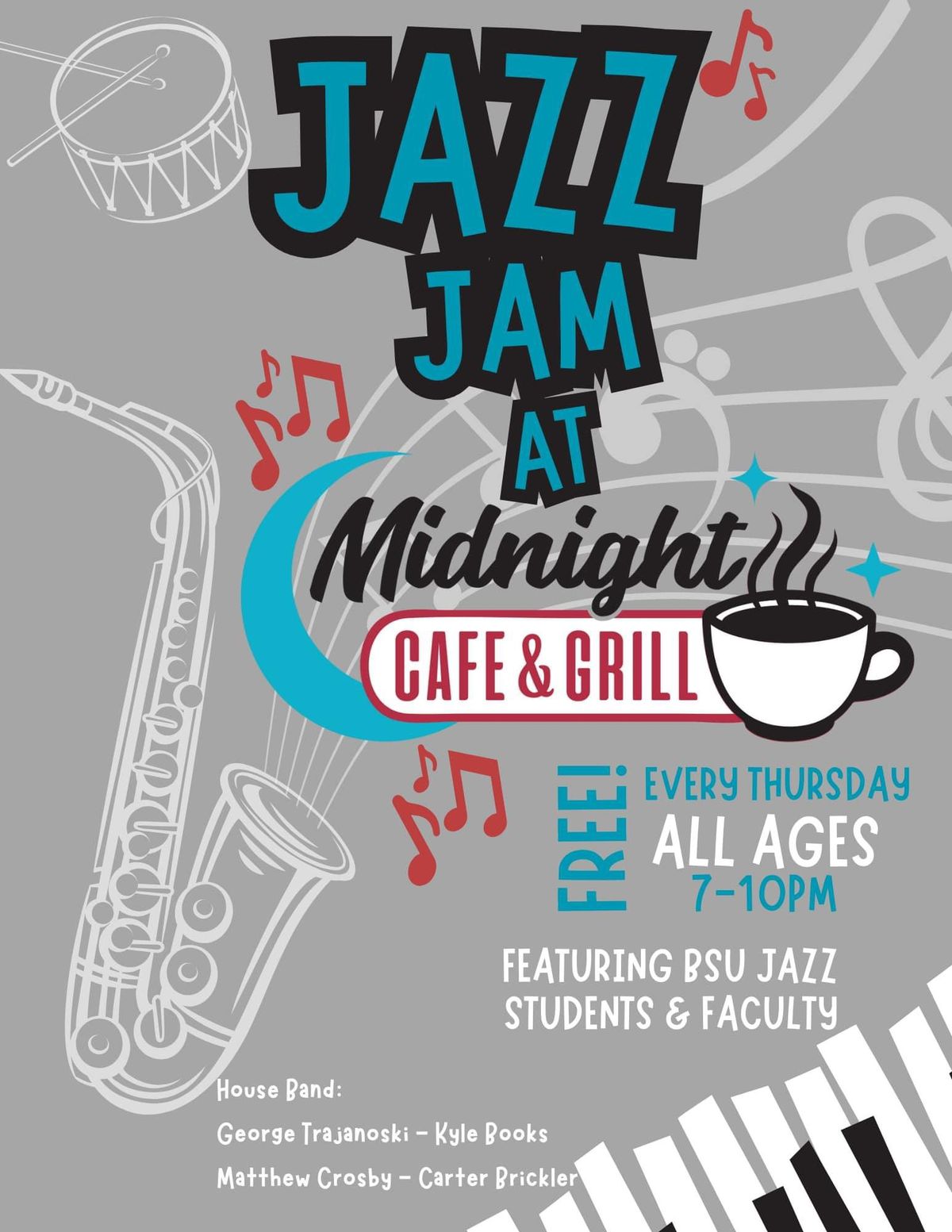 Jazz Jam at Midnight Cafe & Grill