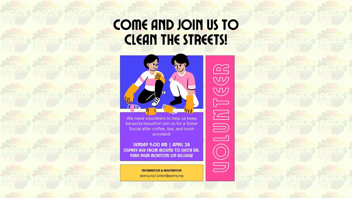 Clean the Streets with Project Pride