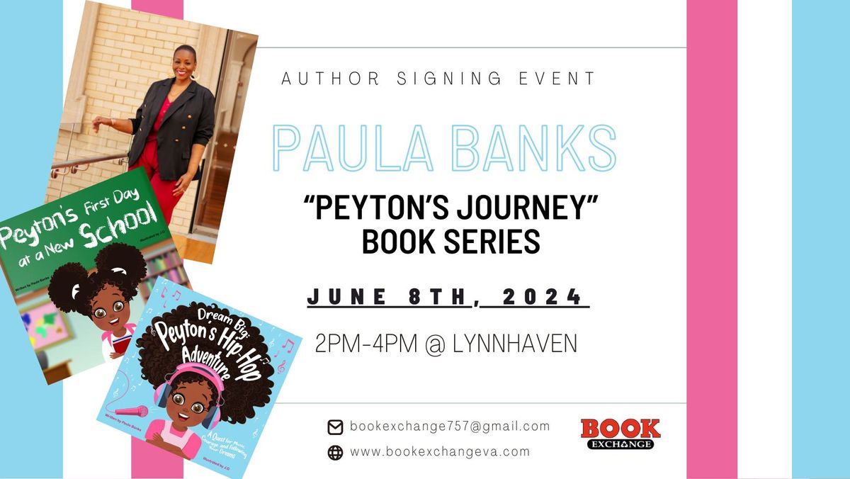 Author Signing: Paula Banks, "Peyton's Journey" Series