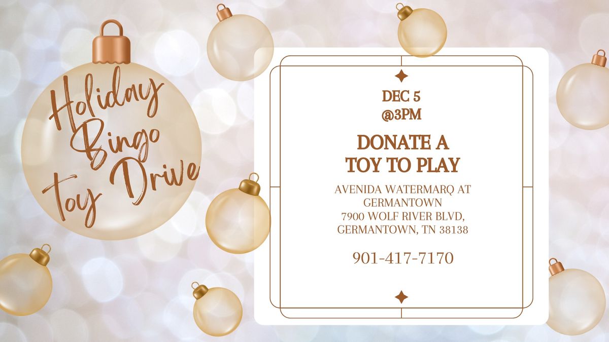 Holiday Bingo Toy Drive