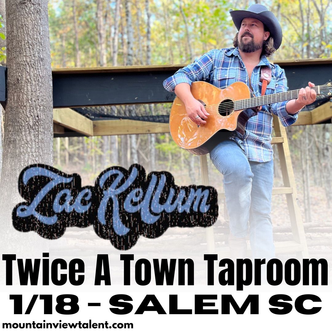 Zac Kellum at Twice A Town