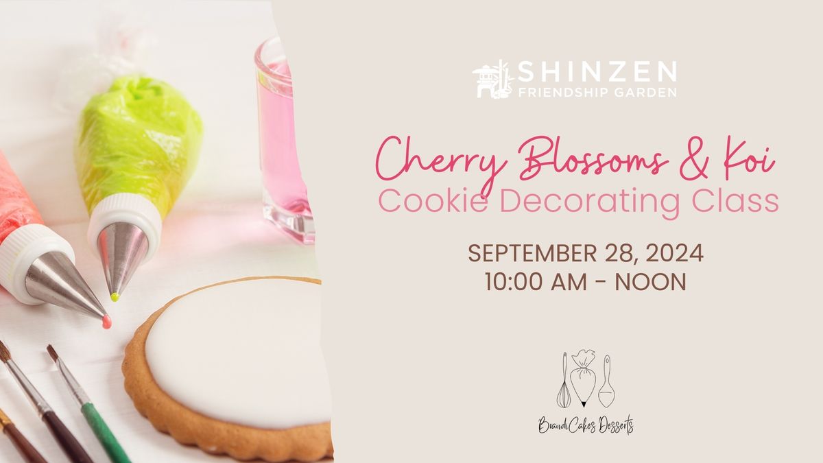 Cherry Blossoms & Koi Cookie Decorating Class