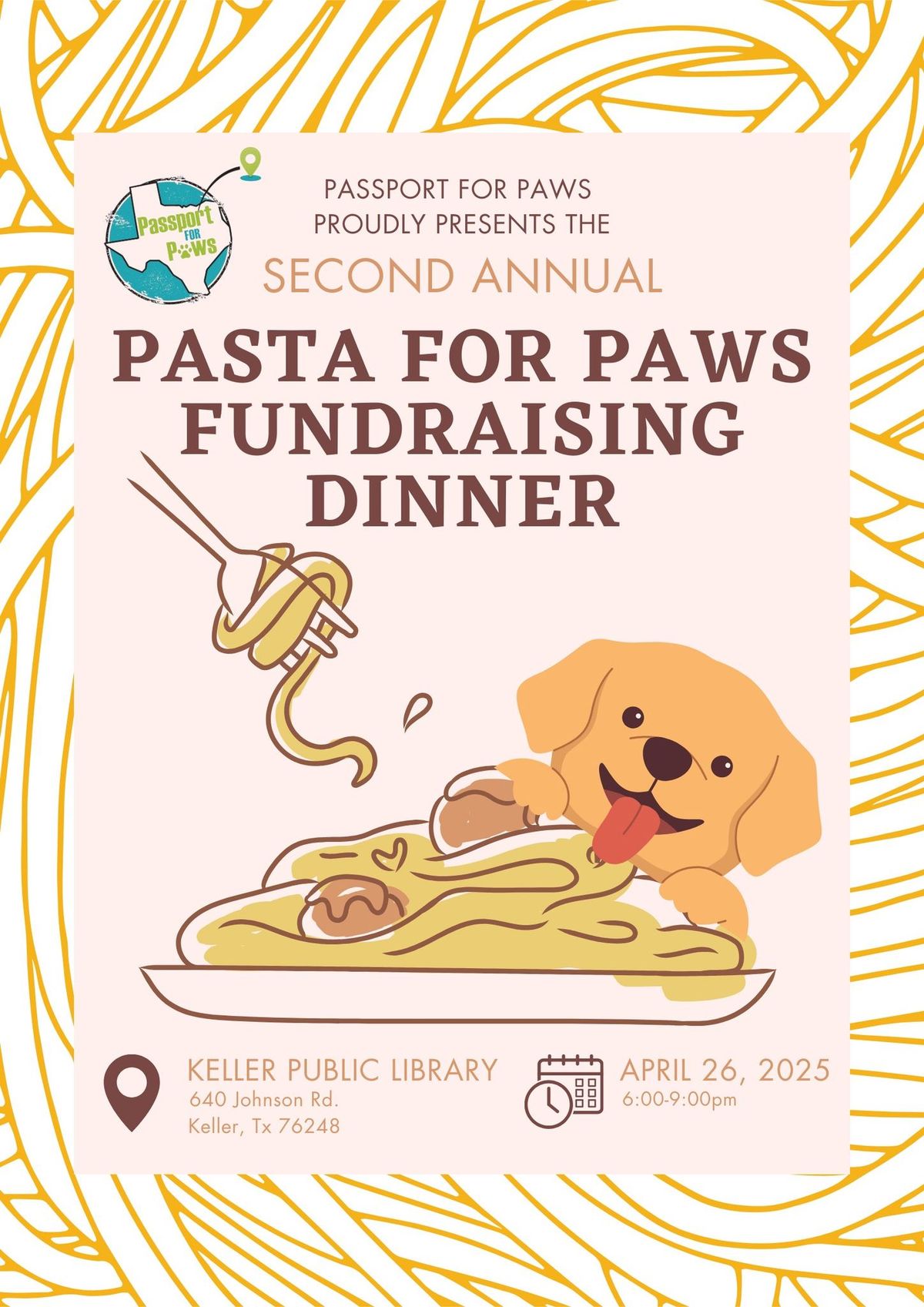 Second Annual Pasta for Paws