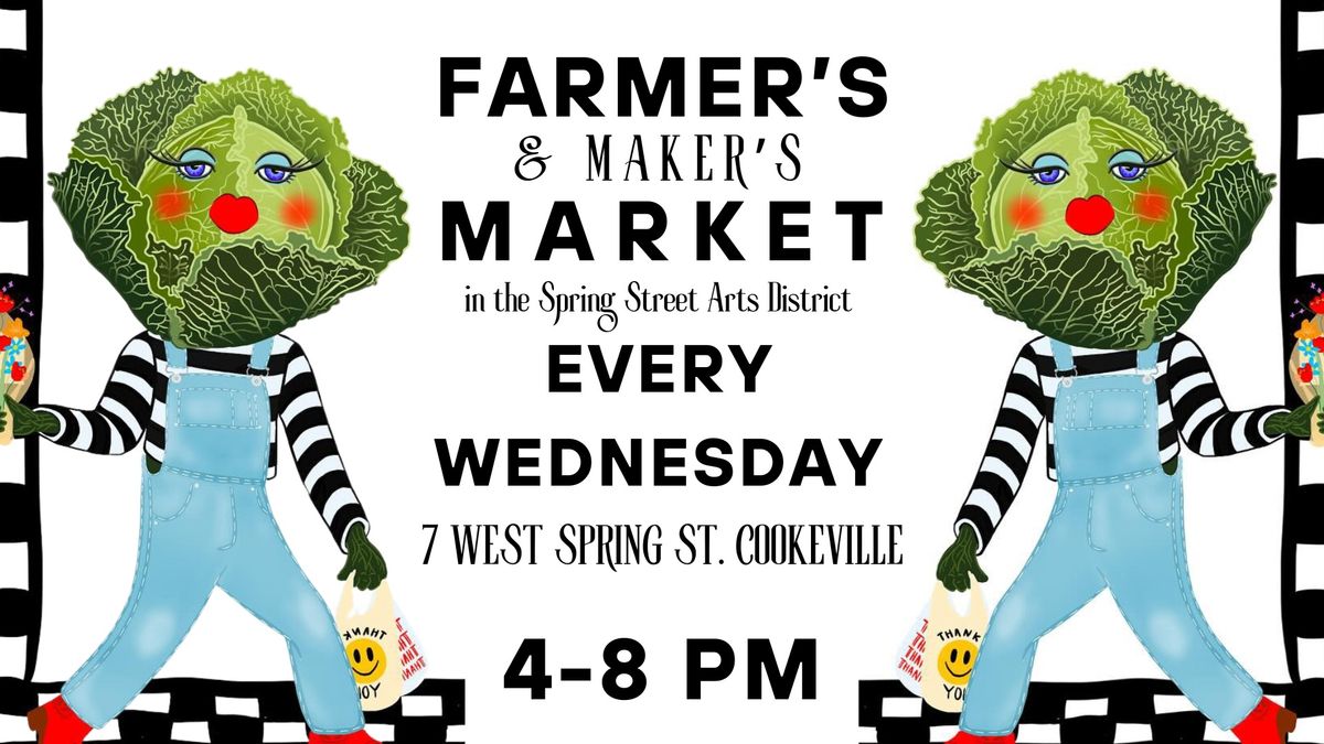 Farmer\u2019s & Maker\u2019s Wednesday Market