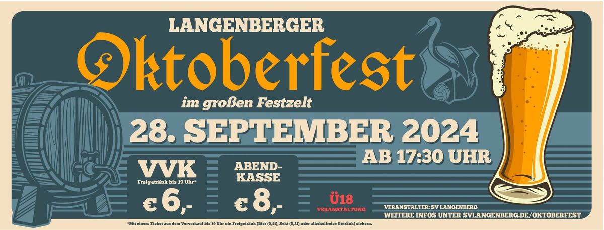 Oktoberfest 2024 | Gera-Langenberg | im gro\u00dfen Festzelt