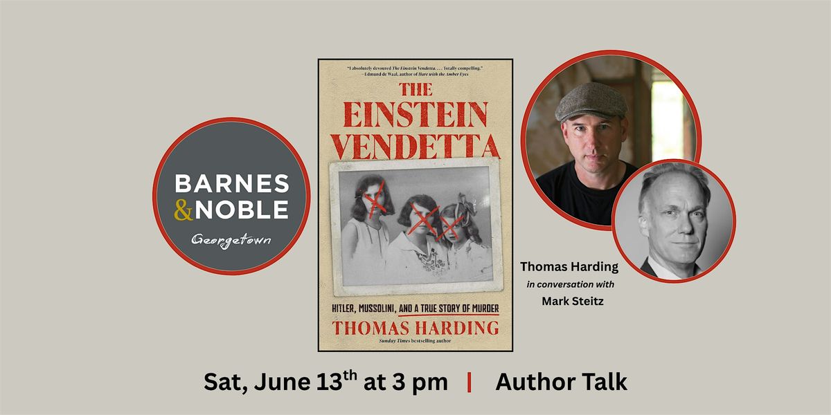 THE EINSTEIN VENDETTA - Historical True Crime Author Talk