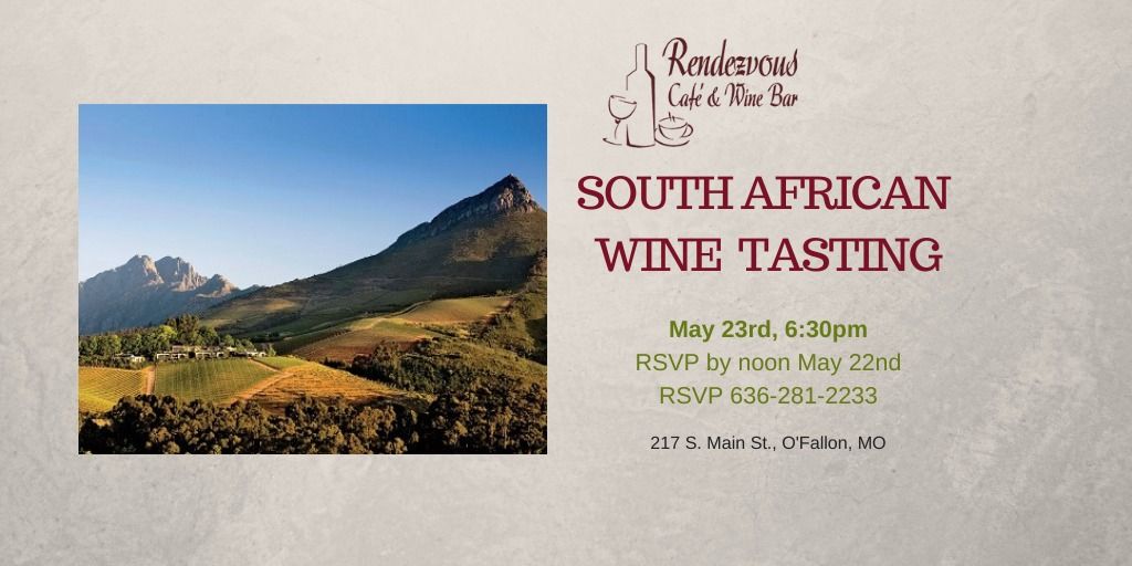 South African Wine Tasting