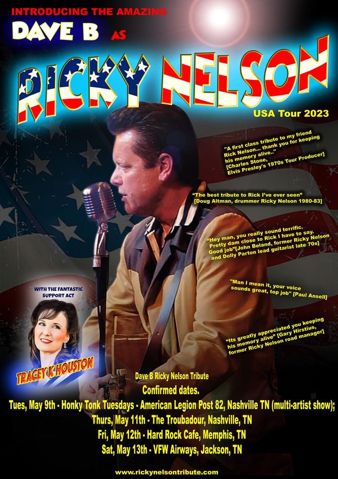 Dave Bs Ricky Nelson Tribute Show
